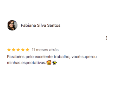 Avaliação do Cliente